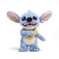 Jucarie de plus, Disney Stitch cu colier, 25 cm