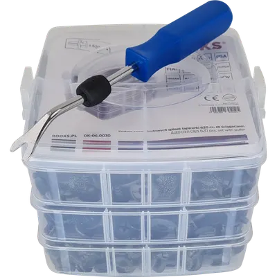 Set De Clipsuri Auto Cu Extractor - 620 Buc. - ROOKS - OK-06.0030