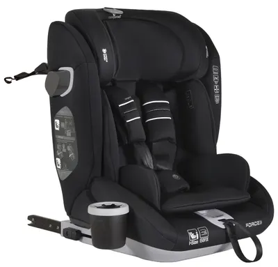 Scaun auto Cangaroo - Force, i-Size, IsoFix , 76-150 cm, negru