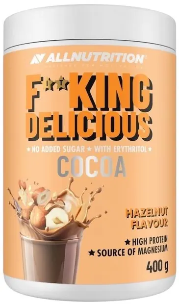 Fitking Delicious Cocoa, alune de pădure, 400 g, AllNutrition