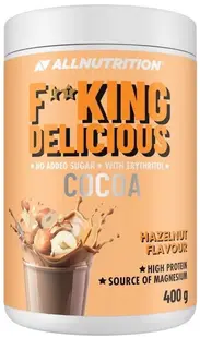 Fitking Delicious Cocoa, alune de pădure, 400 g, AllNutrition