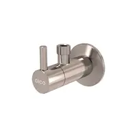 Robinet coltar rotund red gold lucios cu filtru 1 2 3 8 Alcadrain RV001-RG-P