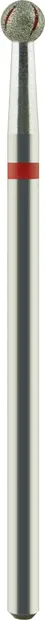 Capat de freza NailsUp Carbit Bila Red 3.1mm Cooling Bit