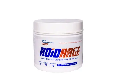 Pulbere Pre-Workout, Balkan Pharmaceuticals, Roid Rage, ice-raspberry, 420 g