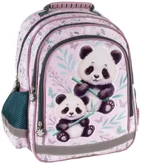 Ghiozdan școlar Derform Panda 11 - Cu 2 compartimente