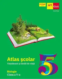 Biologie. Clasa a V-a. Atlas școlar. Viețuitoare și medii de viață - Paperback brosat - Ionuţ Popa