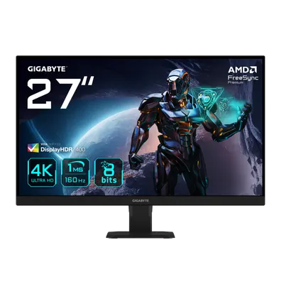 Monitor Commercial Gigabyte GS27U, 27", 3840 x 2160 pixeli, Black, 3 ani Garantie
