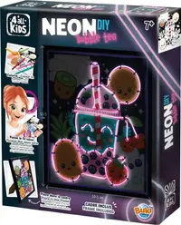 Set creativ Buki France - Creează-ți singur o pictură neon Bubble Tea