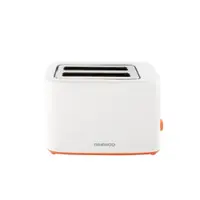 Prajitor de paine Daewoo, putere 900 W, functie reincalzire, functie decongelare, indicator luminos, tavita pentru firimituri, control electronic rumenire, carcasa Cool Touch, Alb