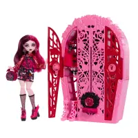 Papusa Draculara cu accesorii, Monster High, Secret Garden Misteries, HYT72