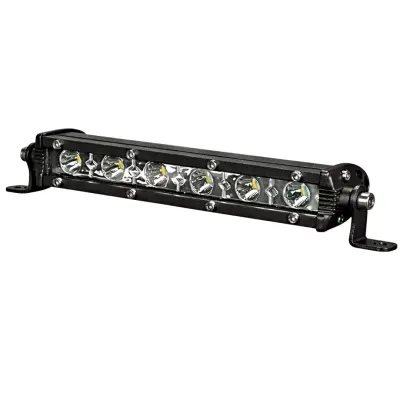 Bara LED Slim 6D-lentila optica unica 7 inch Off-Road,18W