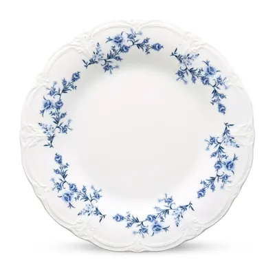 Farfurie albă/albastră din porțelan ø 21 cm Retro – BonBistro