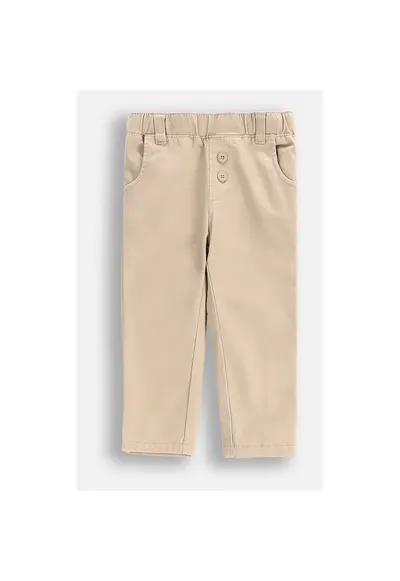 Pantaloni copii - WC5119102EBB-002 - bumbac - eleganti - bej