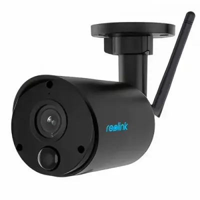 Camera de supraveghere exterior Reolink Argus B320, 2 MP, Wi-Fi, Microfon si Difuzor, IP65 (Negru)