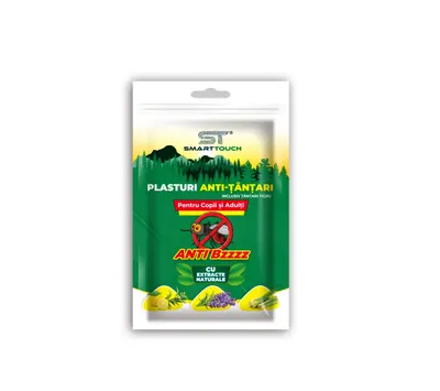 Plasturi Anti-Tantari pentru copii si adulti, 6 bucati, Smart Touch