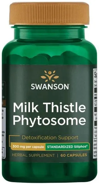 Milk Thistle Phytosome, 300 mg, 60 capsule, Swanson