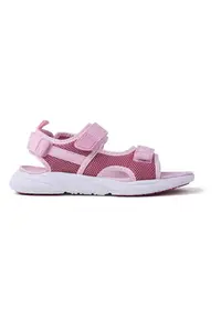 Sandale cu inchidere velcro Elwak - Roz
