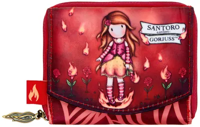 Portofel Santoro Gorjuss - Fire In My Heart, cu 2 compartimente