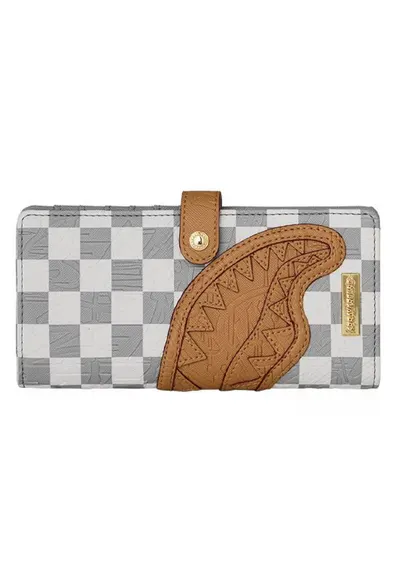 Portofel unisex din piele ecologica - impermeabil - 11.4x8.9cm