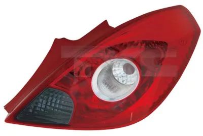 Stop tripla lampa spate dreapta potrivit OPEL CORSA HATCHBACK 2011-2014 - (Semnalizator alb, culoare sticla: rosu)