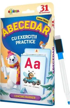 Abecedar cu exercitii practice. 31 de cartonase