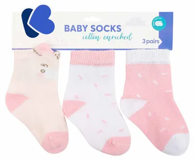 Sosete bebelusi cu urechi 3D Kikka Boo - Hippo Dreams, 2-3 ani, 3 perechi