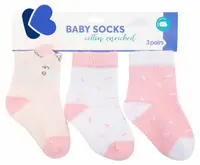 Sosete bebelusi cu urechi 3D Kikka Boo - Hippo Dreams, 2-3 ani, 3 perechi