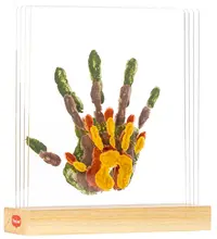Amprentă de familie cu creioane colorate Tiny Love - Tiny Creations