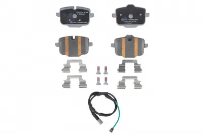 Set placute frana Spate (cu suplimente; cu un tampon de amortizare; pentru vehicule electrice), potrivit BMW IX3 (G08) Electric 09.20