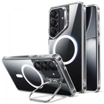 Husa MagSafe pentru Samsung Galaxy S26 Plus S947, ESR, Classic Hybrid Kickstand, Transparenta