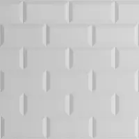 Faianta King Metro White 10 x 20 cm mata