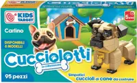 Mini constructor RS Toys Cucciolotti - Mops, 95 piese