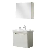 Set mobilier baie Rio suspendat 3 piese alb 70 cm