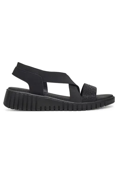 Sandale dama - R24AW02800 - negru - tesatura
