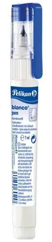Pix corector Pelikan Blanco pe baza de solvent, varf metalic, 7ml