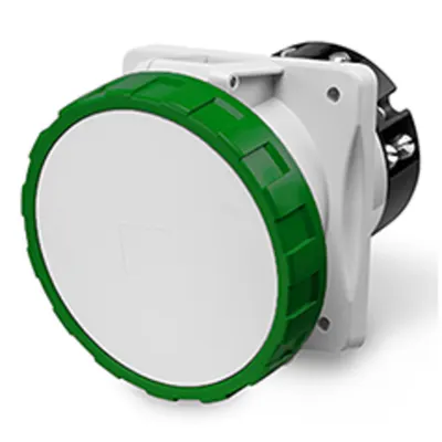 Priza incastratan125A 3P+E 2h >50V >300-500Hz 114X114MM Terminal presetupa