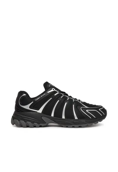 Tenisi barbatesti - 305552990 - piele ecologica - negru