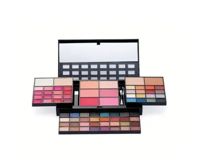 Trusa de machiaj Miss Young, completa, Exclusive Beauty cu 74 culori