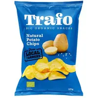 Chipsuri organice cu sare, 125 g, Trafo