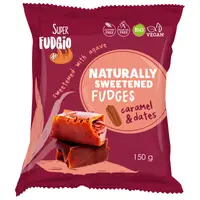 Caramele - aroma caramel si curmale bio 150g Super Fudgio