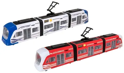 Jucarie pentru copii HTI Teamsterz - Tramvai cu sunet și lumină