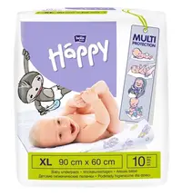 Aleze igienice absorbante Happy 90x60cm, 10 bucati, Bella Baby