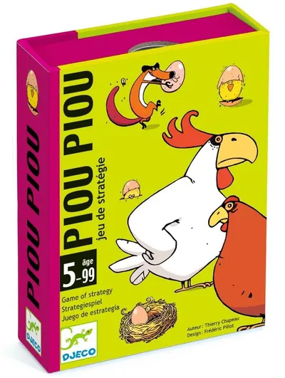 Joc de cărți pentru copii Djeco - Piou Piou