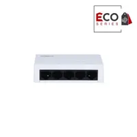 Switch Gigabit Ethernet cu 5 Porturi Dahua Eco Series PFS3005-5GT-L-V2, 1000 Mbps, 2K MAC, Fara management