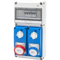 Organizator de santier Q-DIN 10 ASD - 2 IEC 309 - IP65