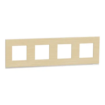 Placa ornament, Unica Pure, patru module, wood
