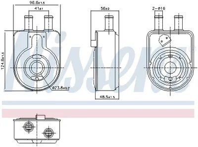 Radiator Ulei Potrivit Hyundai I30, Kona, Santa Fe Iv, Santa Fe Iii, Sonata Vii, Tucson; Kia Optima, Sorento Iii, Sportage Iv 2.0 2.4 09.14