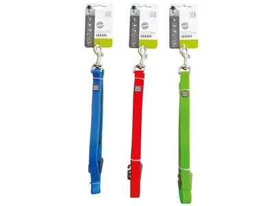 Lesa pentru caini Silicone M-Pets, albastra, lungime 1.2 m, marime M