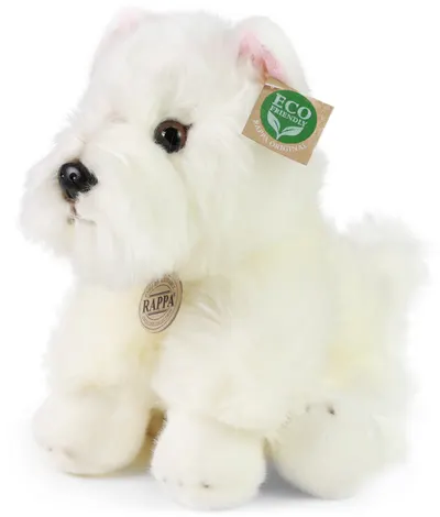 Jucărie de pluș Rappa Eco friends - West Highland White Terrier, 30 cm