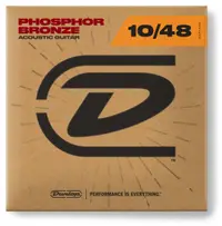 Corzi pentru chitară acustică Dunlop - Phosphor Bronze, DAP1048, 10-48